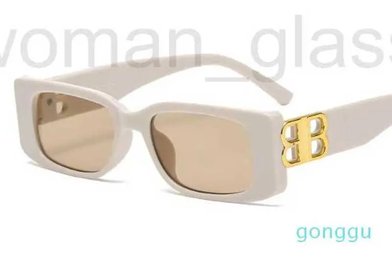 Lunettes de soleil designer Mode Petit Rectangle Bb Femmes Hommes 2022 Marque Design Dames Maigre En Plein Air Shopping Ombre Rétro VHKD