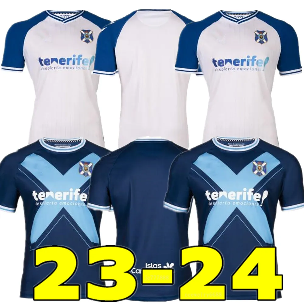 CD Tenerife 23 24 Centenary Kit soccer jerseys 100th anniversary Elady Shashoua Mellot Michel Mollejo 2023 2024 camisetas de futbol football shirt home away uniform