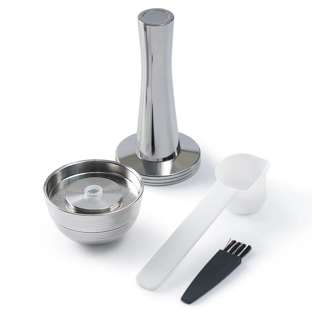 Capsule Vertuo Rechargeable 230ml Réutilisable Sans BPA Pour Machine Nespresso Vertuoline 5 Pcs