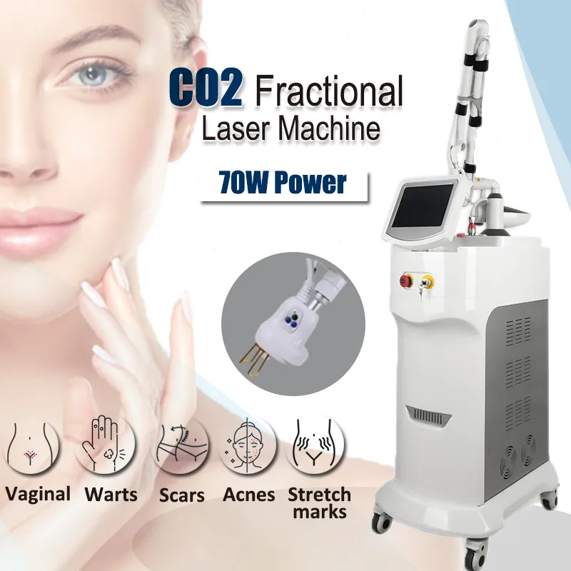 Máquina fracionária do laser do co2 que aperta a cicatriz vaginal remove o tratamento das estrias rejuvenescimento da pele do laser do co2 para o uso do salão de beleza