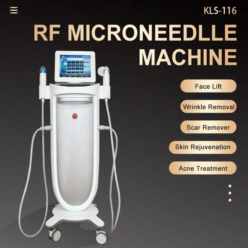 Vacuum Microneedling Machine For Vacuum RF Microneedle Skin Tightening Face Lift Therapy