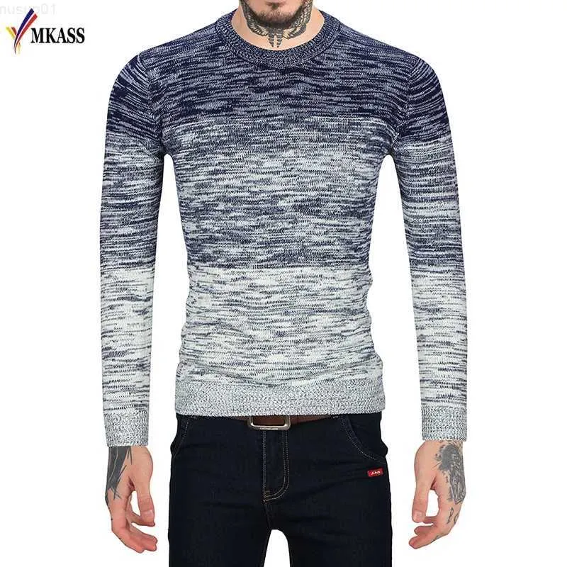 Men's Sweaters MKASS 2017 Hot New Spring Autumn Brand clothing Men Sweaters Pullovers Knitting Fashion Designer Casual Man Knitwear 6011 L230719