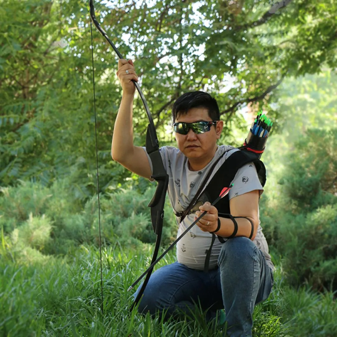 203040 Lbs Traditional Hunting Recurve Bow Outdoor Shooting Equipment