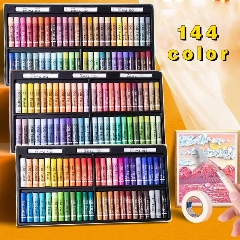 Markers 24/48 Kleur Ultra Zachte Olieverf Stok Set Citrus Geurende Krijt Zachte Macaron Kinderen Diy Penseel Verjaardagscadeau 230719