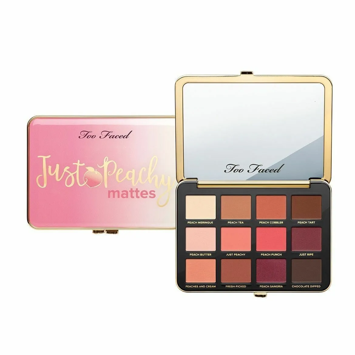 Eye Shadow Makeup Just Peachys 12 color Eyeshadow Pallete VELVET MATTE EYE SHADOW PALETTE Infused With Sweet 230718