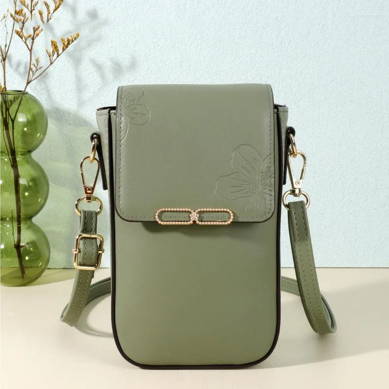 Cüzdan Dikey tarzı cep telefonu çantası kadınlar rahat taşınabilir bir omuz crossbody çanta açık moda pu cüzdan