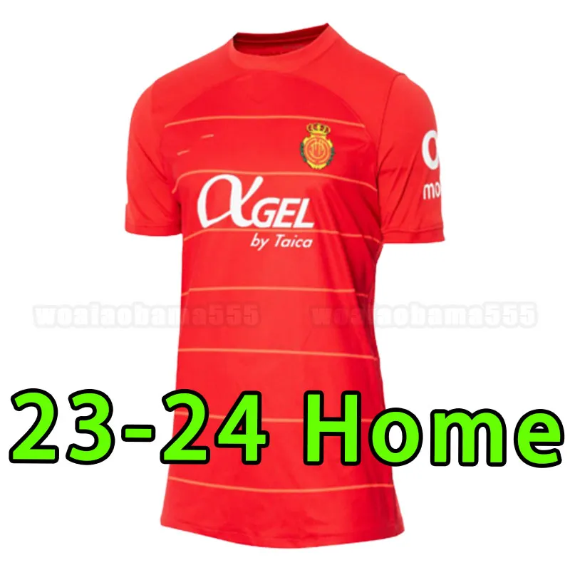 23/24 RCD Mallorca Soccer Jerseys Home Short Sleeve Polyester