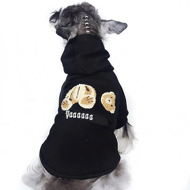 Mode cool katt hund hoodie mysig mjuk varm schnauzer fransk bulldogg corgi teddy hund fall vinter sport hoodie