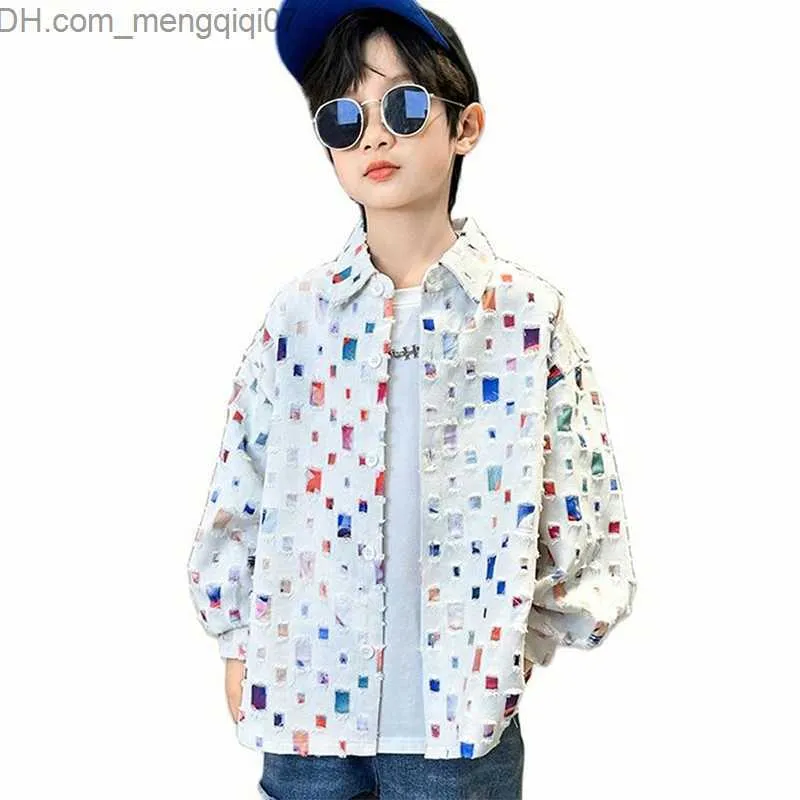 Płaszcz Boys 'Coat Dot Wzór chłopców z letnim dziecięcym płaszczem dla chłopców' Casual Style odzież 6 8 10 12 14 Z230720