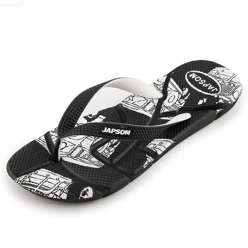 Terlik Yeni Yaz Masaj Flip Flops Erkekler Yüksek Kalite Eva Plajı Terlik Moda Adam Kapalı Ayakkabılar Katırları Zapatos Hombre L230719