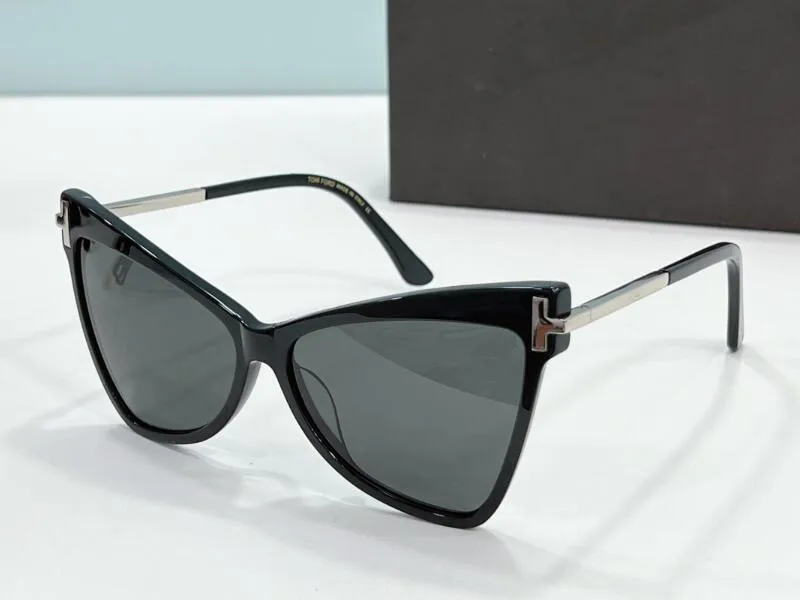 Realfine888 5A Eyewear TF FT0767 Tom Gia Cat-Eye Frame Luxury Designer Sunglasses For Man Woman With Glasses Cloth Box