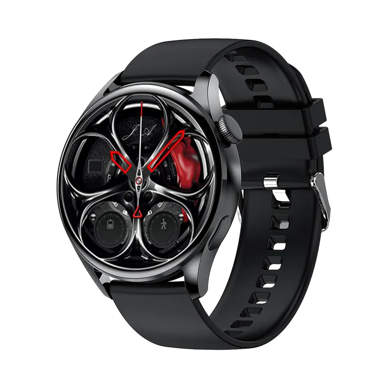 GT5 Amoled Display Smartwatch With NFC, Wireless Charging, And 1.28 Round  Clock DIY Dial For IPhone And Android From Windroid, $8.69