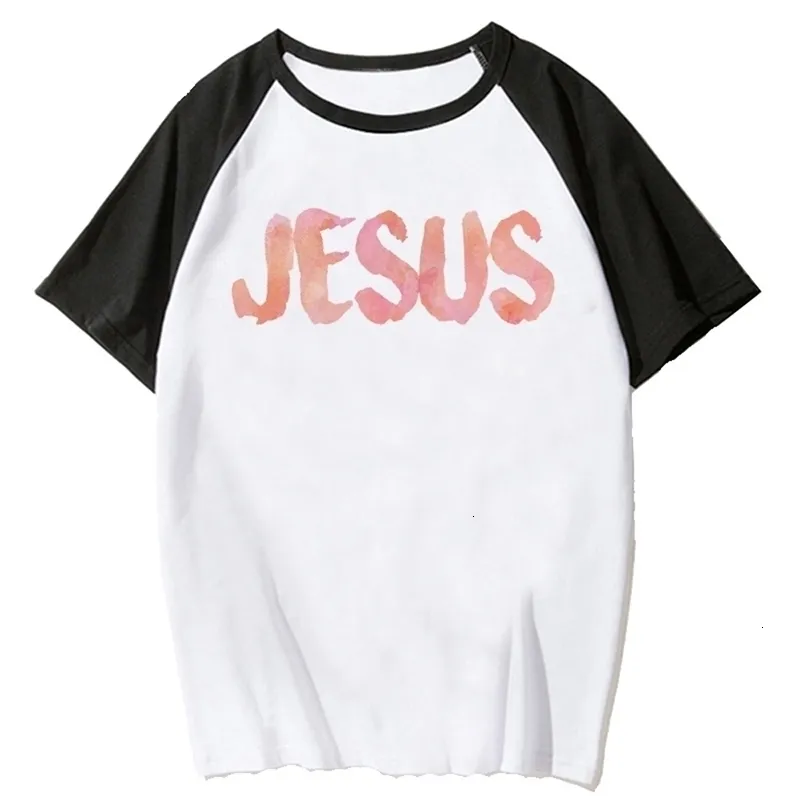 Womens TShirt jesus top women anime comic top girl Japanese anime designer clothing 230718