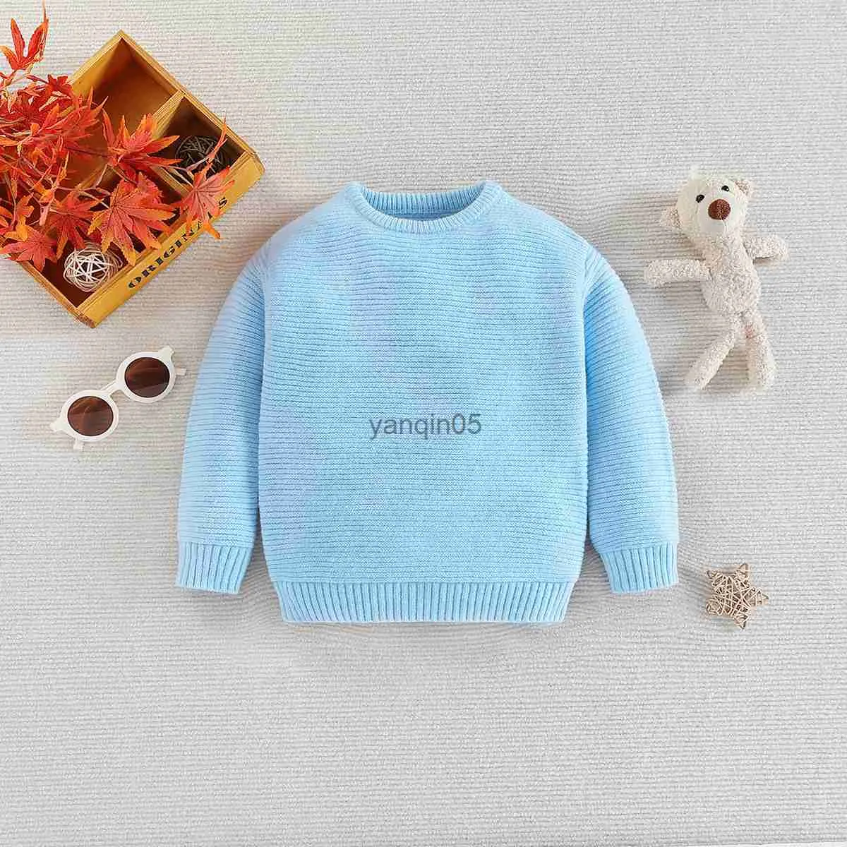 Pull Garçons Filles Tricot Pull Enfants Vêtements D'hiver Coton Surdimensionné Sweatersuit Casual Chunky Câble Tricot Bébé Pull Vêtements HKD230719