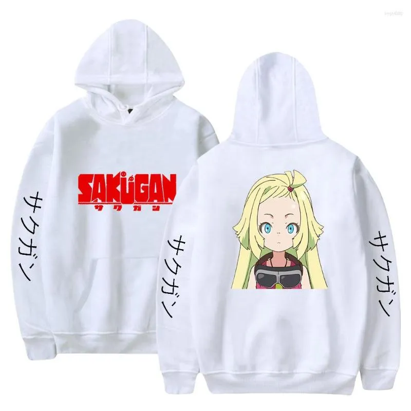 Sweats à capuche pour hommes 2023 arrivée Sakugan Merch sweat à capuche sweats hommes femmes impression pull unisexe Harajuku survêtement vêtements