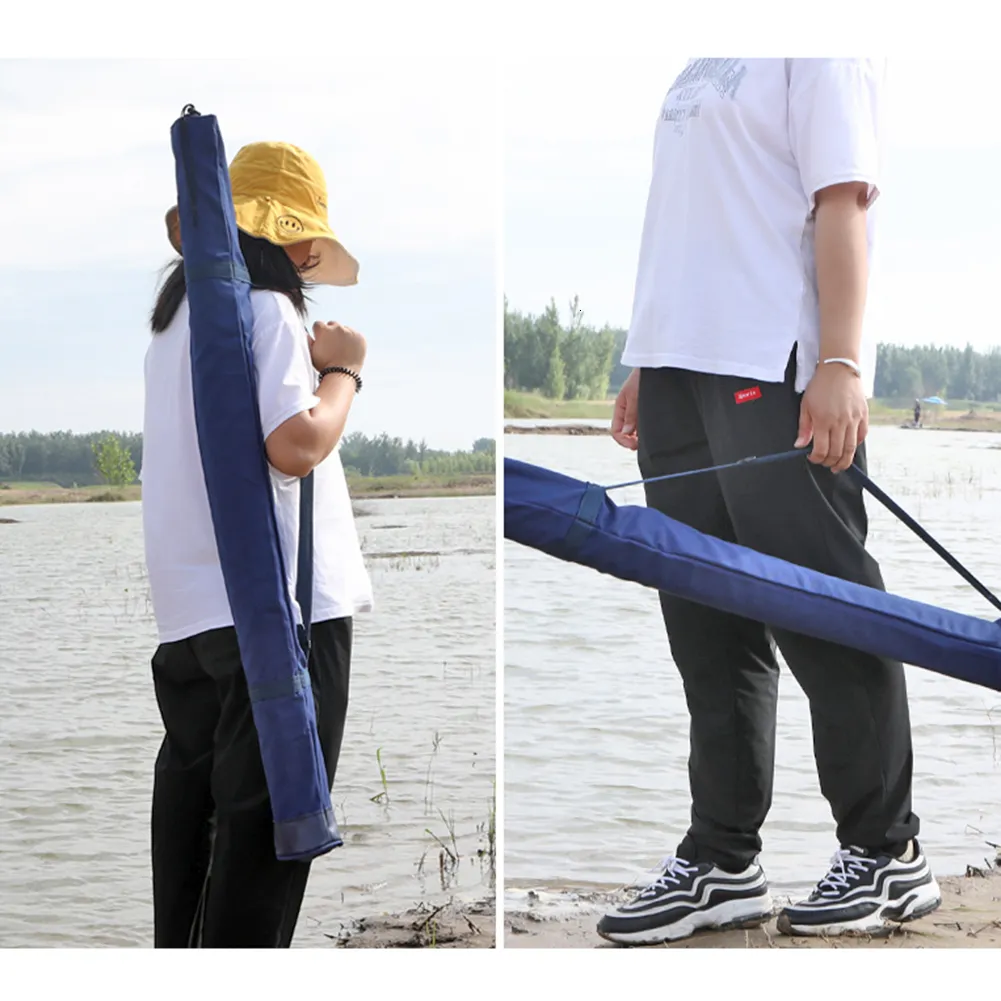 Large Capacity Folding Fishing Rod Bags Bag With Thickened Canvas 1.31.4m  Portable Gear Accessory From Nian07, $20.22