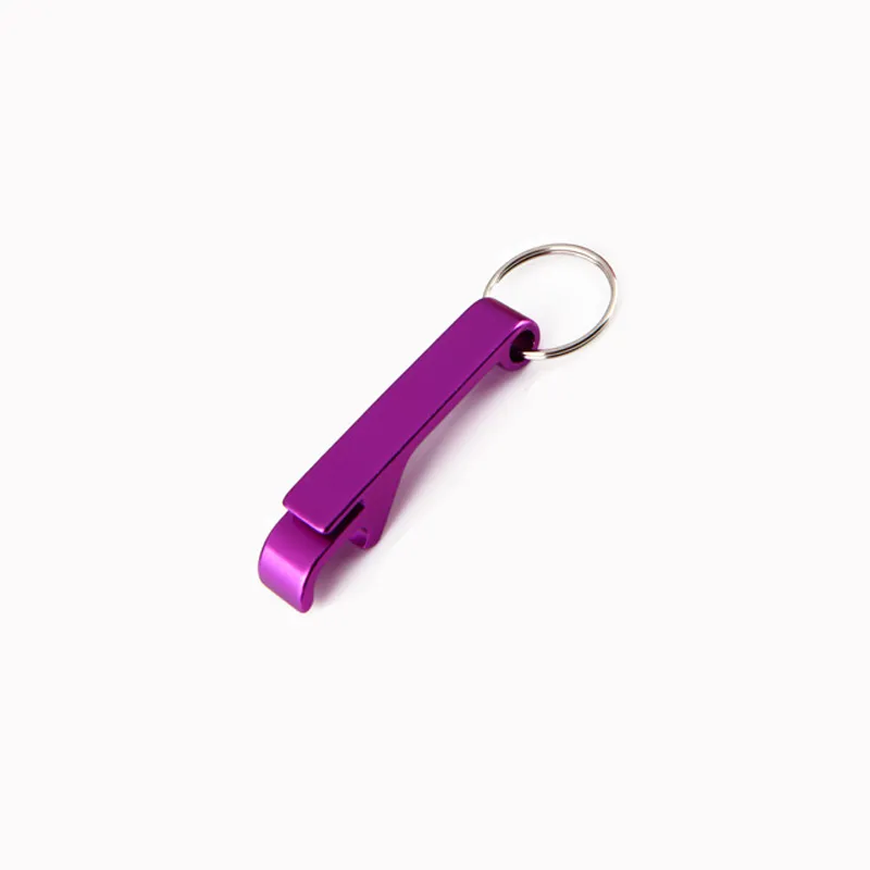 Portable 4 In 1 Bottle Opener Key Ring Chain Mini Beer Bottle Opener Aluminum Alloy Kitchen Keychain Metal Beer Bar Tool