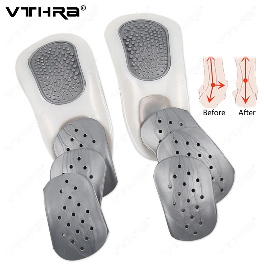 Pièces de chaussures Accessoires Inserts de coussin de talon pour homme Pad Bone Spurs Protecteur de soulagement de la douleur Semelles orthopédiques en PVC pour fasciite plantaire 230718