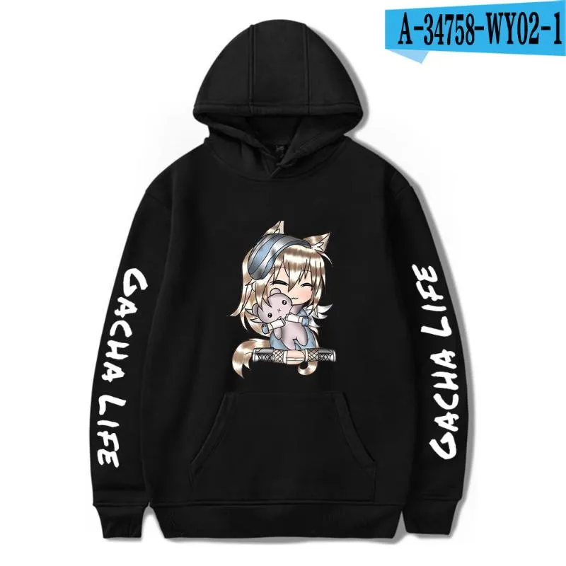 2023 Game Gacha Life Villain Hoodie Fashionable Streetwear