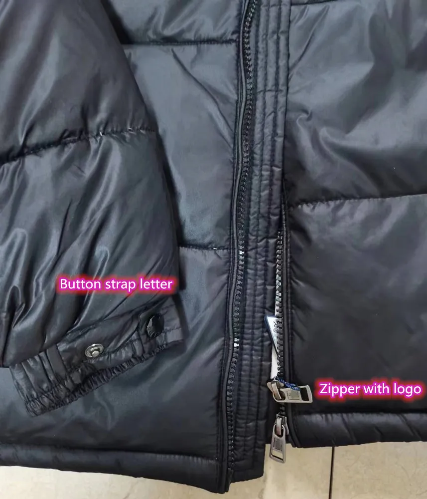 Luxury brand winter puffer jacket mens down jacket men woman thickening warm coat leisure men