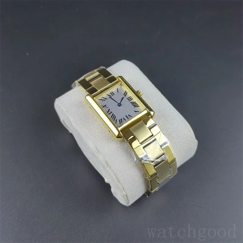 Rose gold montre homme cuadrado reloj de lujo para mujer movimiento de cuarzo retro reloj 2 estilo diseñador de moda relojes de alta calidad precisa dh014 Q2