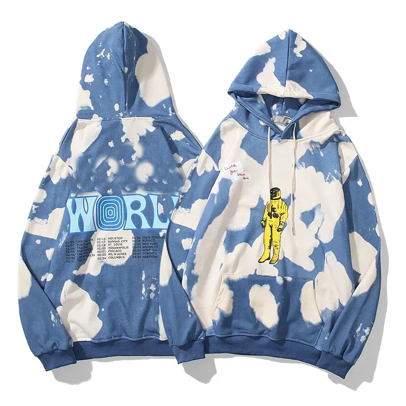 Tie dye astroworld hoodie hotsell