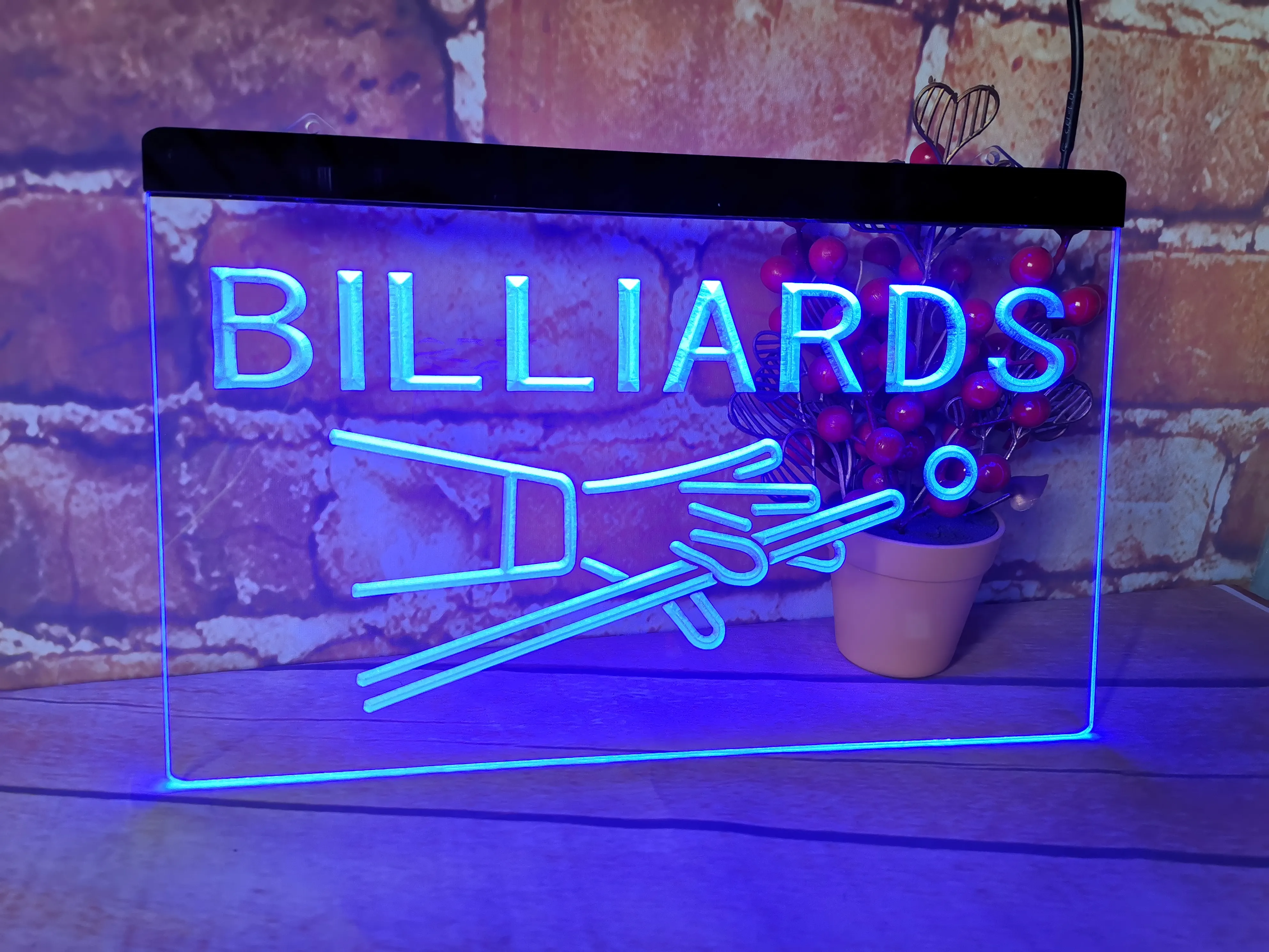 Billard Verkauf Bier Bar Pub LED Neonlicht Zeichen Wohnkultur Handwerk
