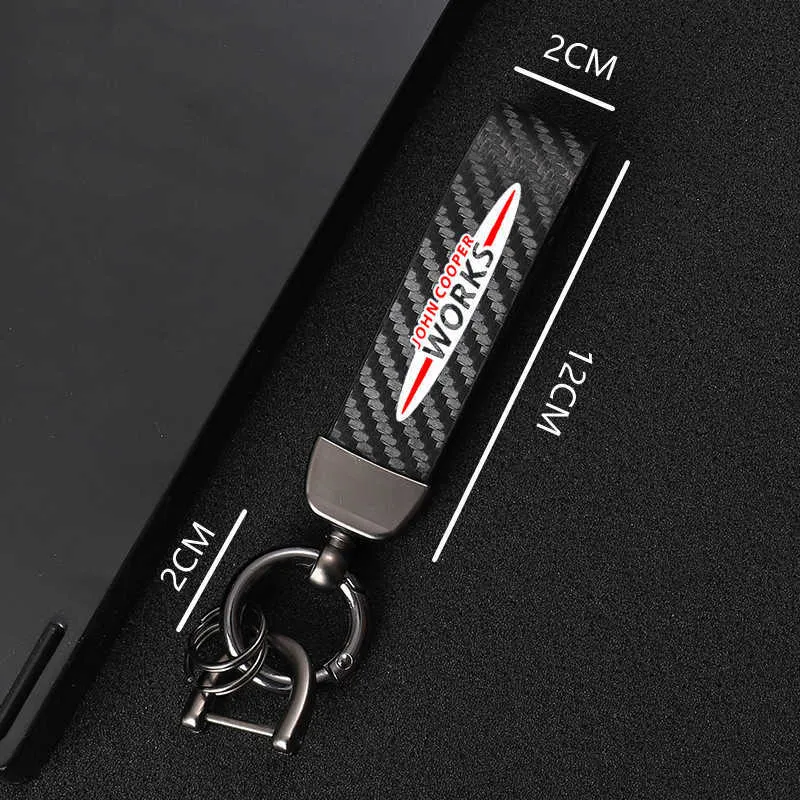 AUTOCYCLE JCW Logo Metal Car Keyring Keychain – For Cooper ONE S JCW F54 F55 F56 F57 F60 R55 R56 R57 R58 R59 R60