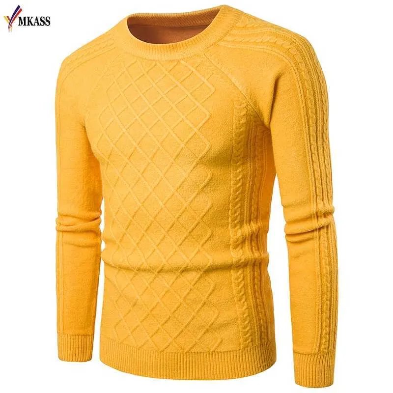 Hot Men Sweaters 2017 Brand Pullovers Casual Sweater Male Autumn Winter Solid Simple Slim Fit Knitting Man Pullover M-XXL