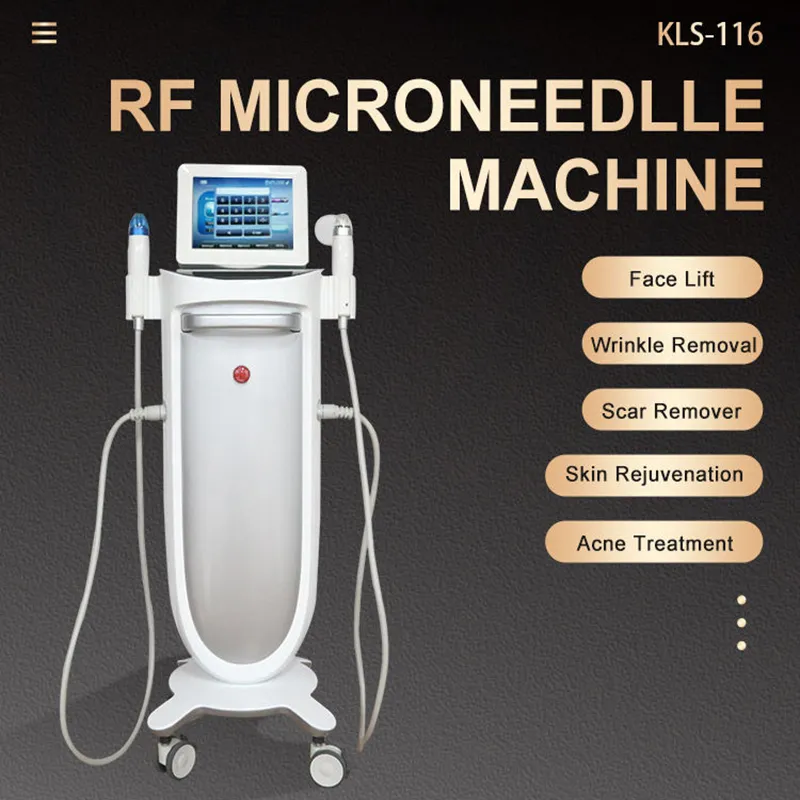 Popular 2 alças 25 pinos 64 pinos máquina de microagulhamento rf face inmode Vmorpheus 8 pro