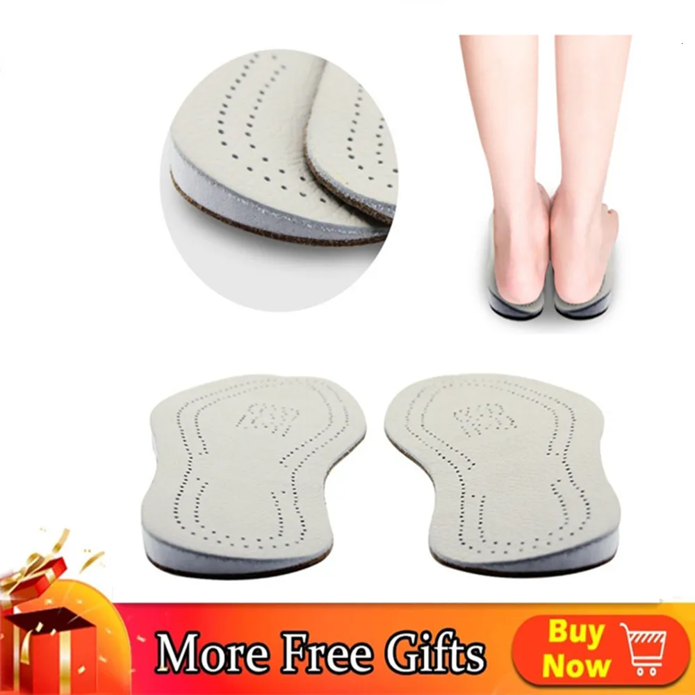 Pièces de chaussures Accessoires FVYV Cuir véritable OX Leg Semelles orthopédiques Inserts de correction pour l'alignement du pied Knock Knee Pain Bow Legs Valgus Varus 230718