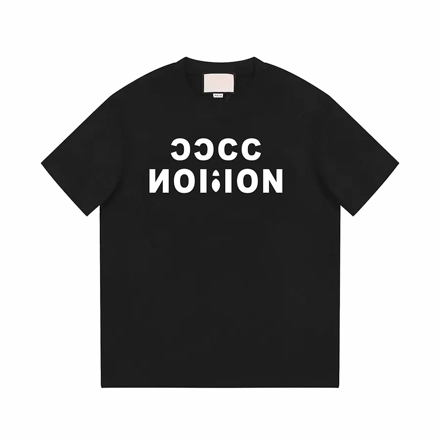 23SS NYA MADE I ITALIEN Kvinnor Mäns solida T-shirts High End Limited Classic Letter Printing Tee Summer Beach Breatable Fashion Street Kort ärm TJAMMTX348