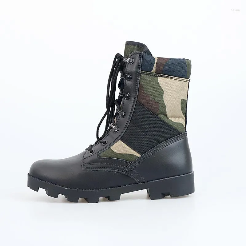 Laarzen Heren Woestijnleger Dames Tactisch Militair Heren Werkschoenen Bota Masculina Zwart Motorfiets Wandelen Jagen