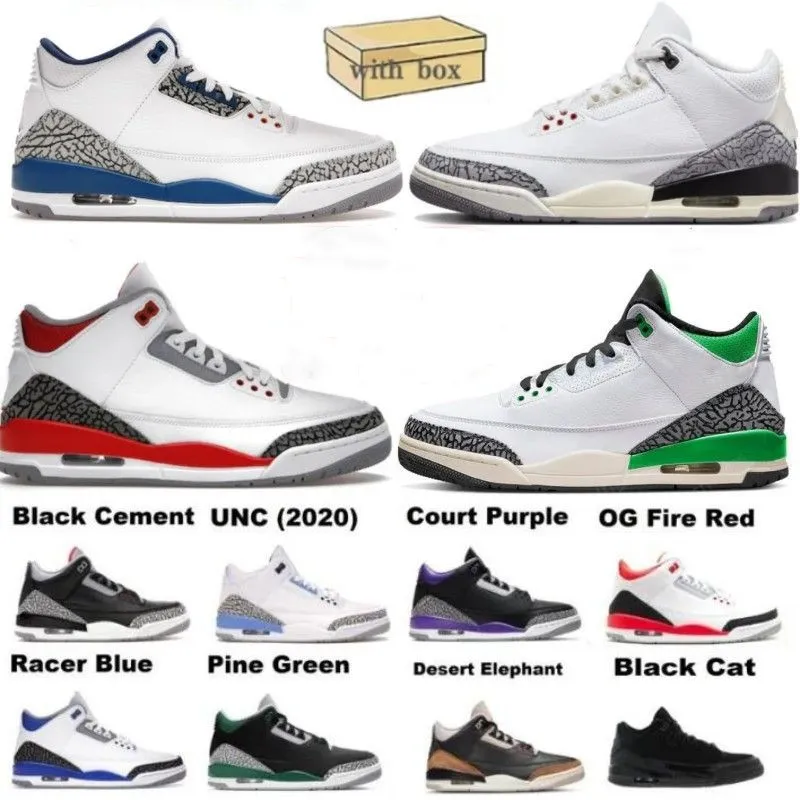 Scarpe da basket Wizards Palomino 3S Scarpe reinventate in cemento bianco Scarpe da ginnastica sportive Lucky Green con scatola