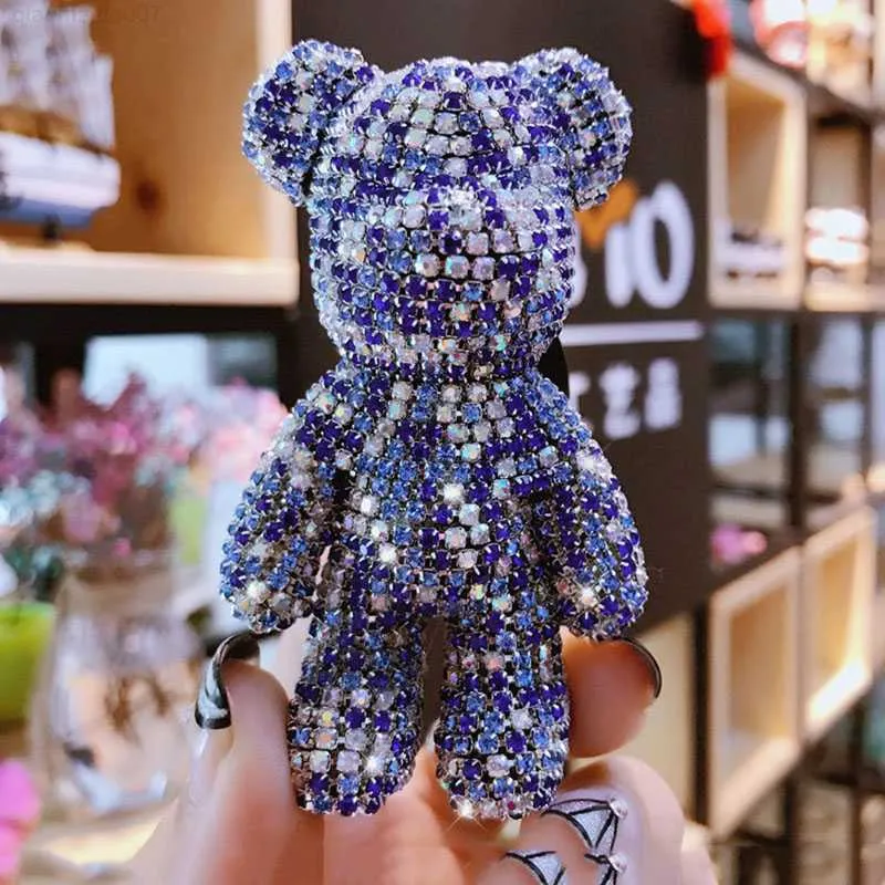 DIY Cute Teddy bear Keychain with rubber band /How to make a cute teady bear  Keychain🐻/DIY Keychain - YouTube