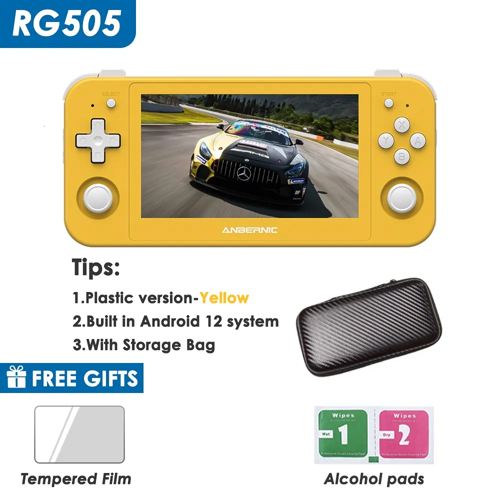 ANBERNIC RG505 イエロー 4GB/128GB