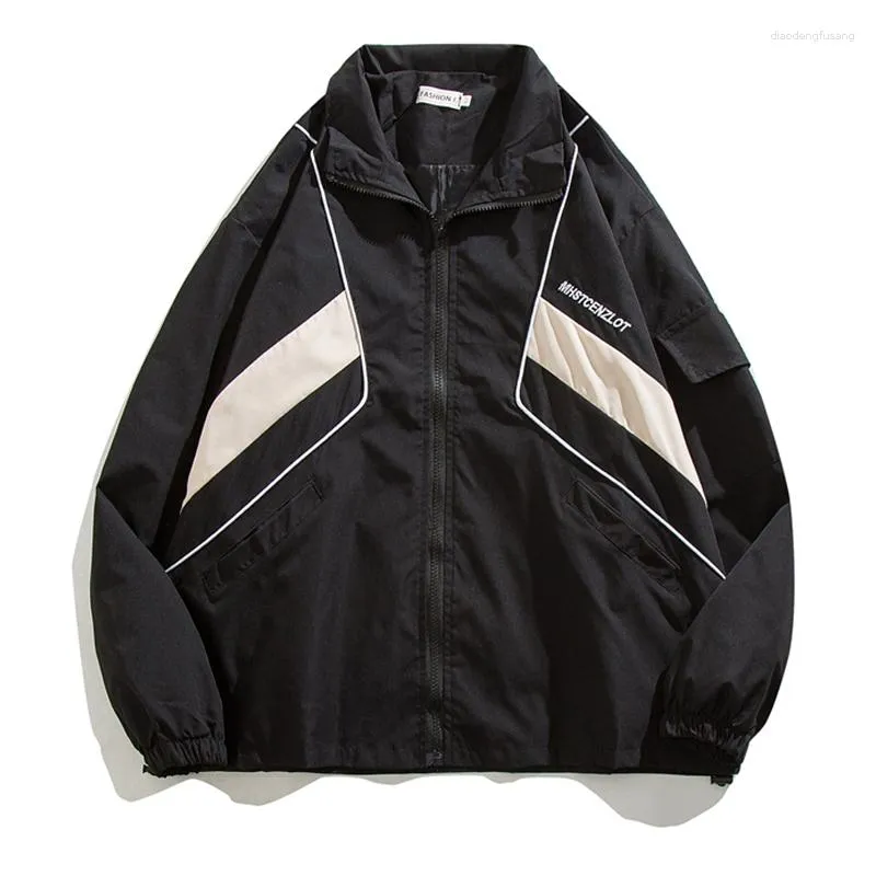 【 ollun 】 loose velor jacket ollun 】 loose velor jacket Velour Jacket with Zipper - Navy