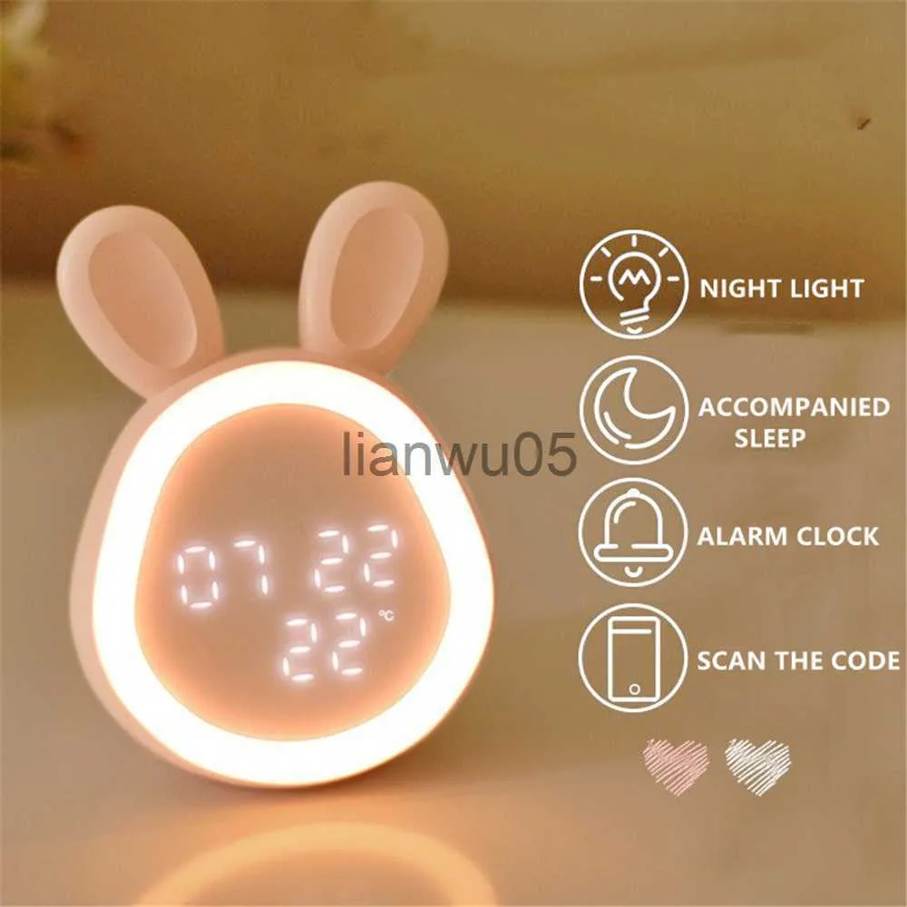 Schreibtisch Tischuhren, Niedlicher Hase, Wecker, USB Aufladung, Mini Smart  LED Uhr Mit Nachtlicht, Schlafzimmer, Nachttisch, Elektronische Uhr Für  Kinder, Tischuhr X0719 Von 9,54 €