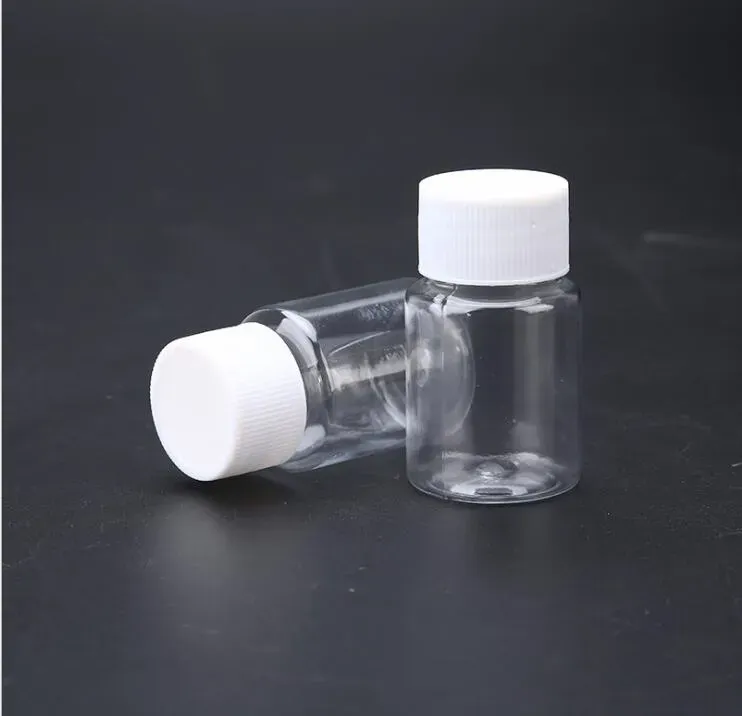 30ml Clear Plastic Bottle Small Packing Bottles Bottle with Screw Cap