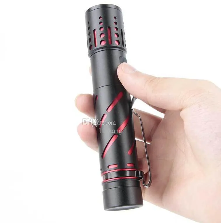 Torcia Elettrica LED Ricaricabile USB, Ad Alta Potenza Con Messa A Fuoco Regolabile, Impermeabile, Tattica Per Escursioni E Emergenze