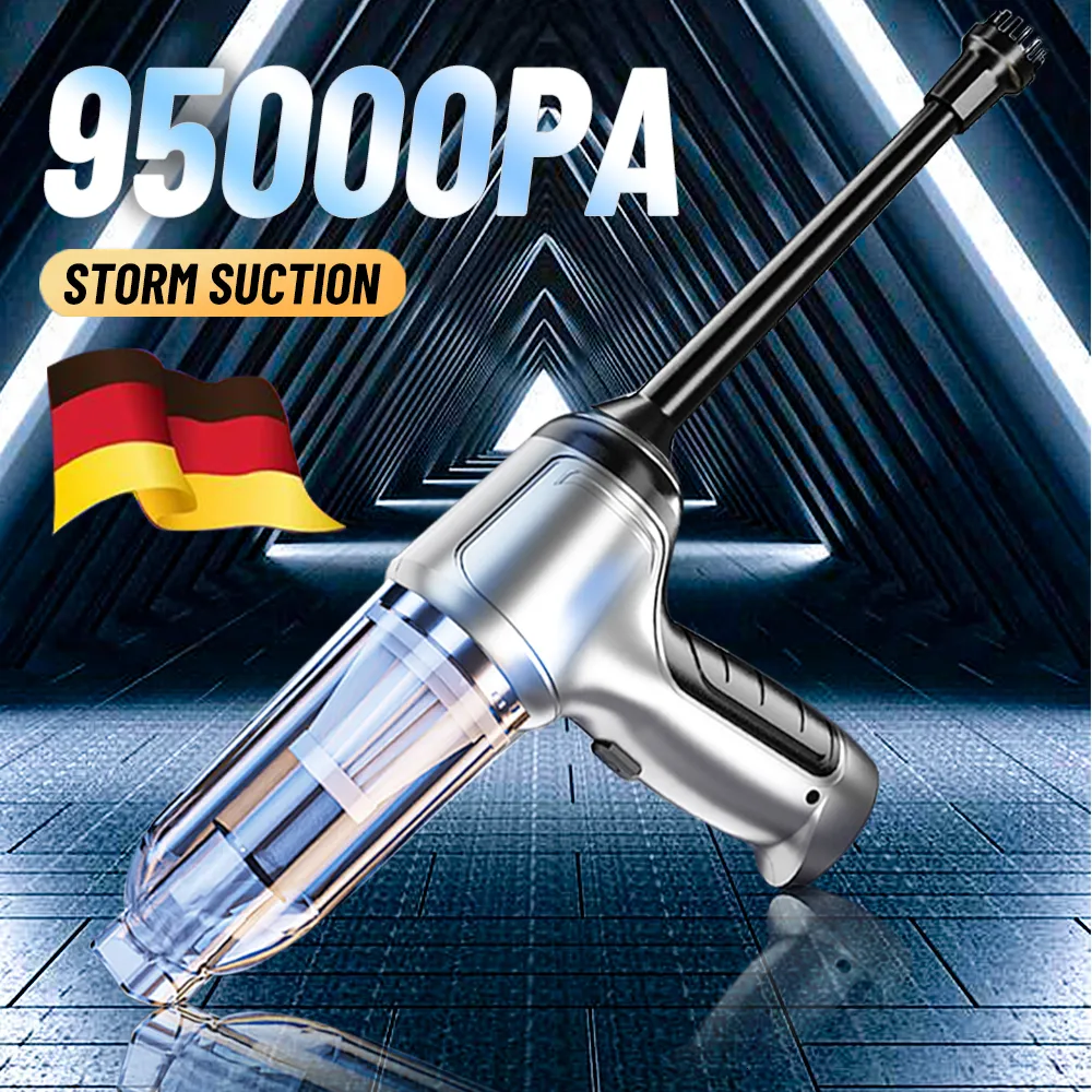 Kaufe 95000Pa Drahtloser Auto-Staubsauger Starker Sog