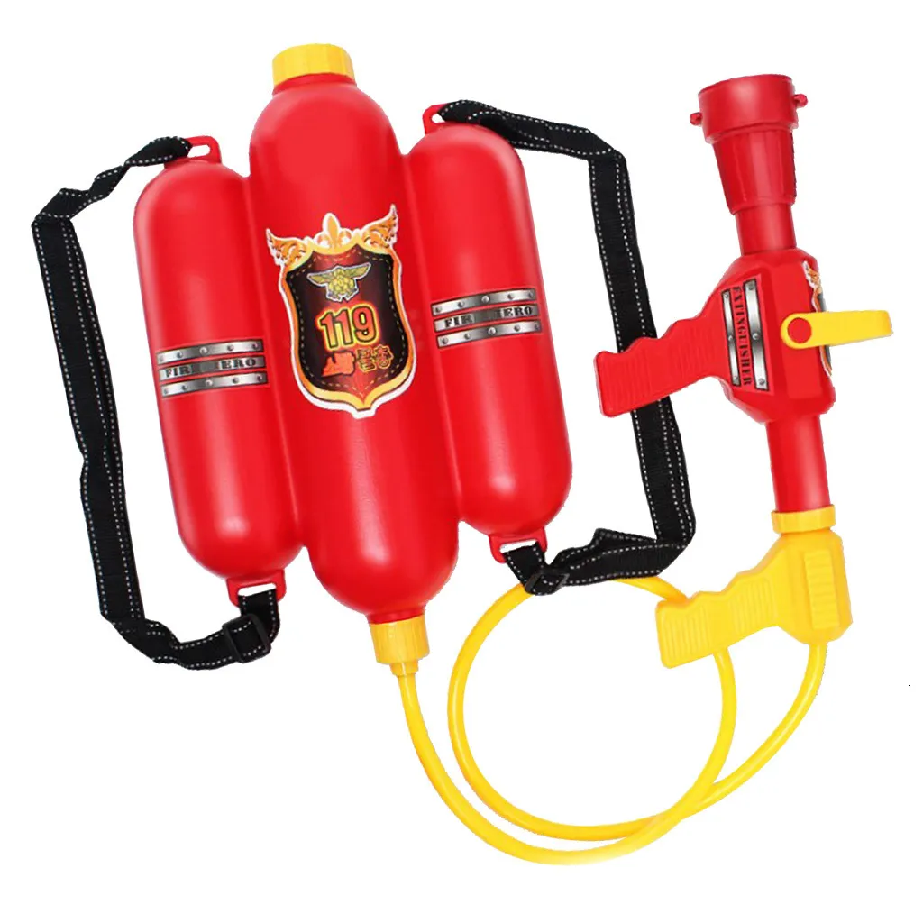 Firefighter Water Back Pack for Kids Children Role Playing, Water War Game Toy