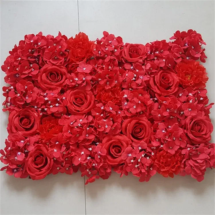 Blumen Wand für Hochzeit Blumen Hintergrund Seide Rose Pfingstrose Hortensien Blumen Wand Straße führende Blumen Event Party Supplies 22 LL