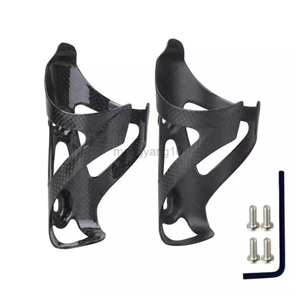 Gaiolas para garrafas de água novas gaiolas para garrafas de fibra de carbono completas em fibra de carbono para mountain bike quadro de chaleira para bicicleta de estrada suporte para garrafa de água HKD230719