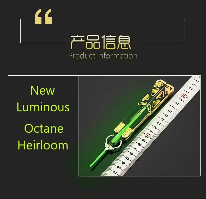 Porte Clés Apex Legends Heirloom Nouveau Lumineux Octane Heirloom Couteau  Papillon Jeu Porte Clés Arme Couteau Katana Enfant Jouet Cadeau De Noël  L230719 Du 2,67 €