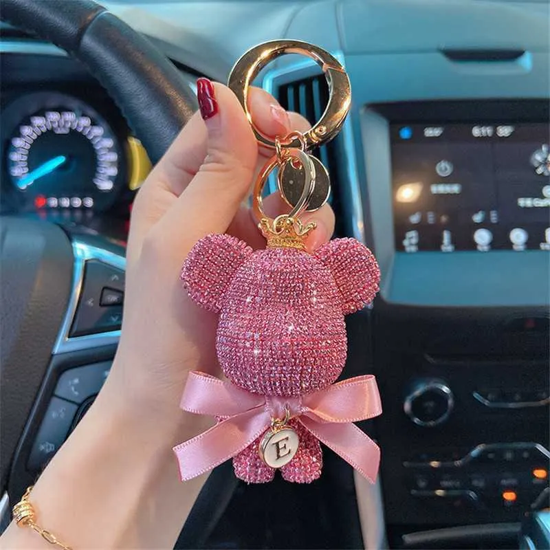 Llaveros Fancy Fantasy Bowknot Llavero Strass Rhinestone Oso Animal Llavero  Correa Coche Dama Llavero Bolsa Colgante Llaveros Para Mujer L230719 De  4,76 €