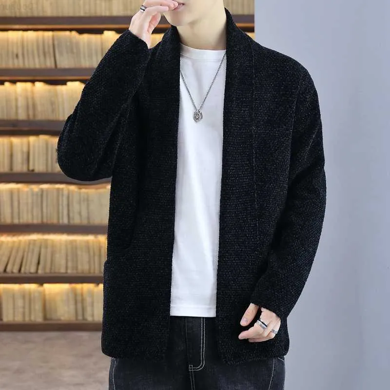 Mens Sweaters 2022 New Cardigan Sweater Men Thick Slim Fit Sweater