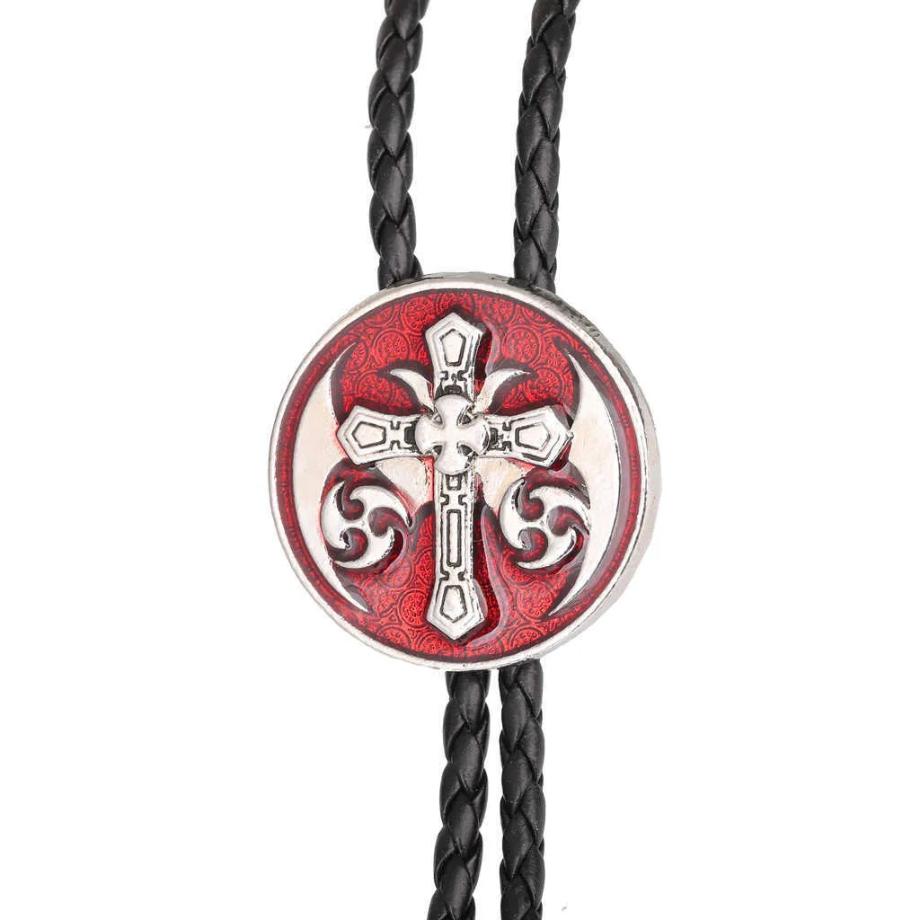 Bolo يربط نمط سلتيك جولة Bolo Tie HKD230719