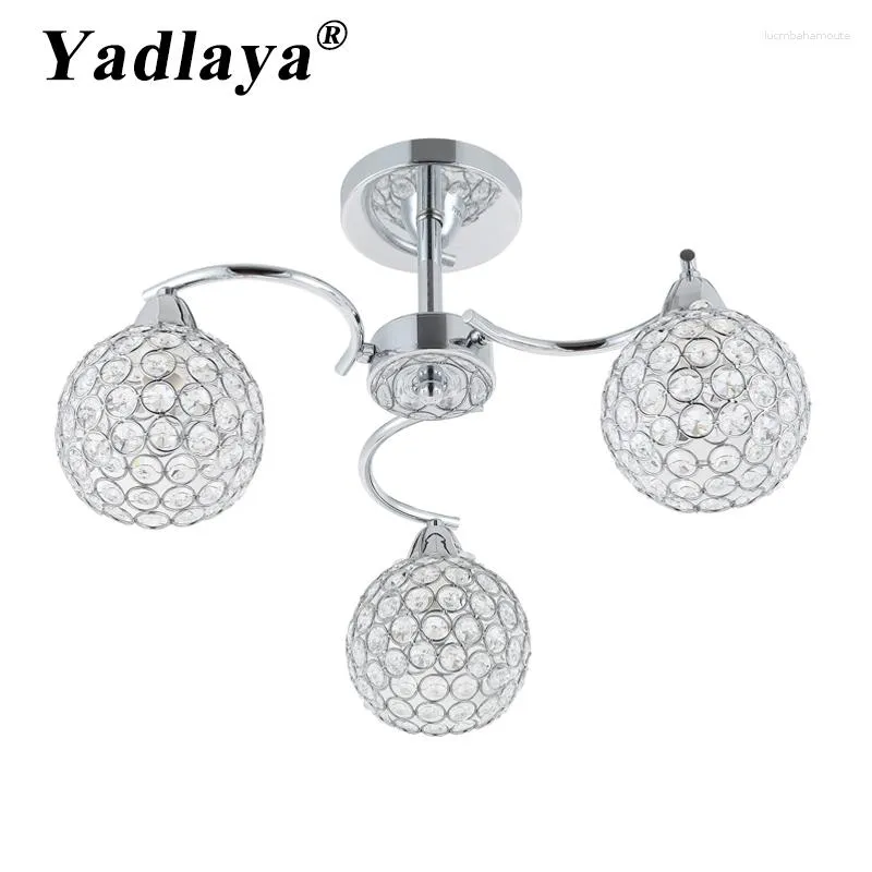 Chandeliers 3 Light Sources LED Crystal Ceiling Chandelier Simple Modern Living Room Dinning Art Decor Lamp Spiral Lustre E26/E27