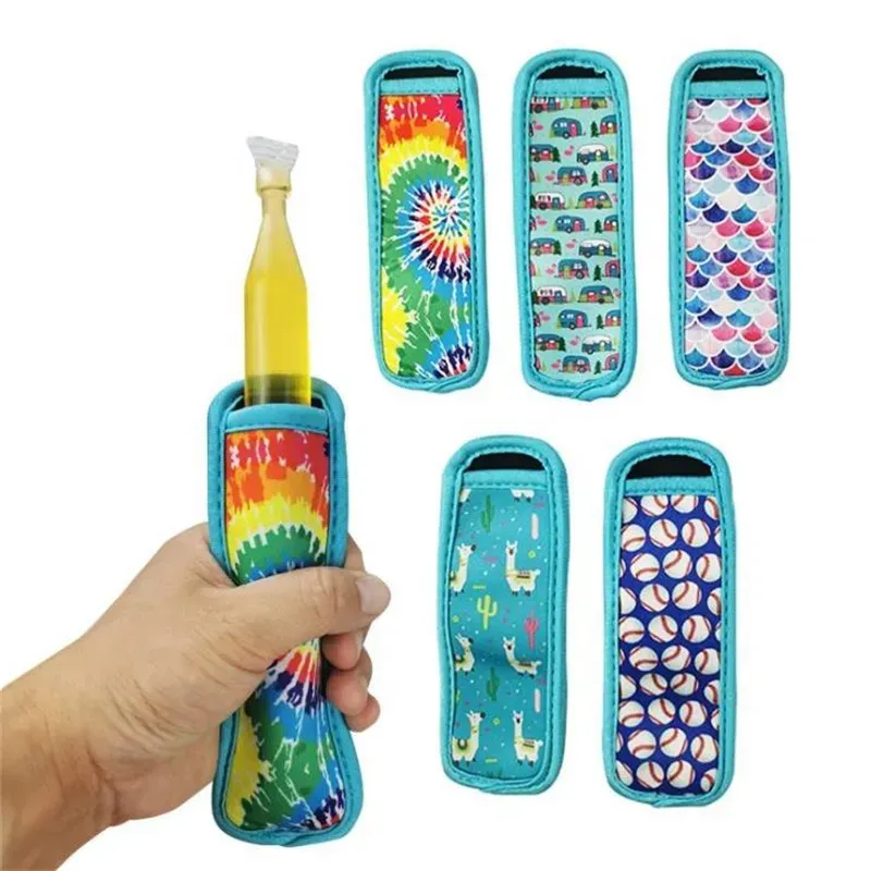 Ice Cream Tools Popsicle Sleeves Insulated Freezing Gelato Holders for Children's Summer LL